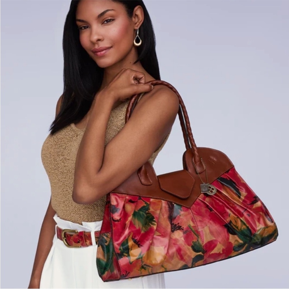 Patricia Nash Lione Large Satchel - Heritage Multi Print Women’s Purse Bag